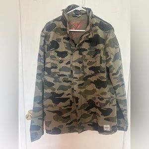 Divided Army Print Utility Jacket